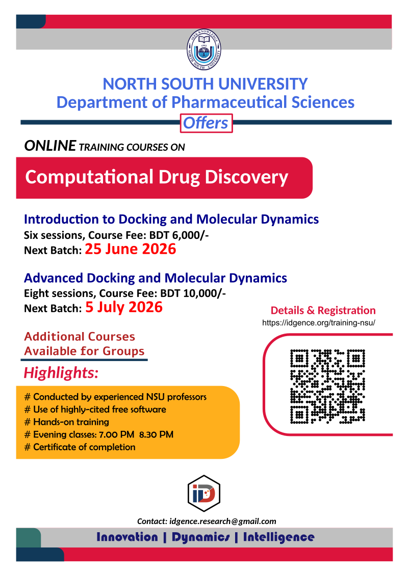 NSU offers Online Courses on Computational Drug Discovery